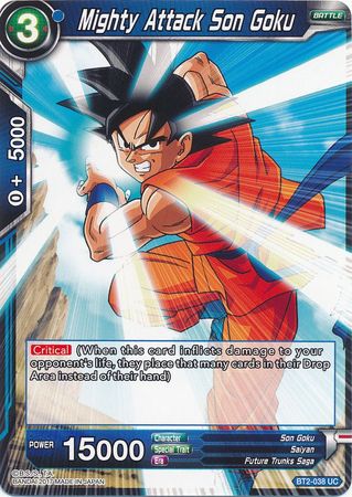 Mighty Attack Son Goku BT2-038 UC